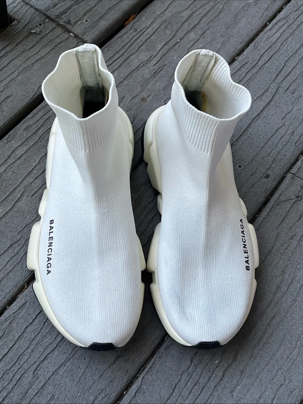 Balenciaga Speed Trainer Sneakers White US 6.5 EUR 37 UK 4